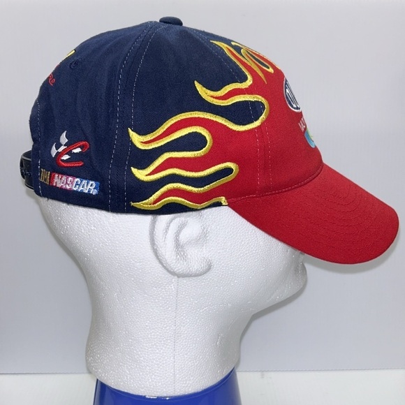 Dupont Motorsports Nascar Navy Blue Flames #24 Jeff Gordon Chase Authentic Hat - Picture 2 of 7
